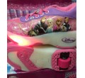 รองเท้าผ้าใบมีล้อ 1 ล้อ รองเท้ามีล้อ มีไฟ เก็บล้อได้ ลาย frozen